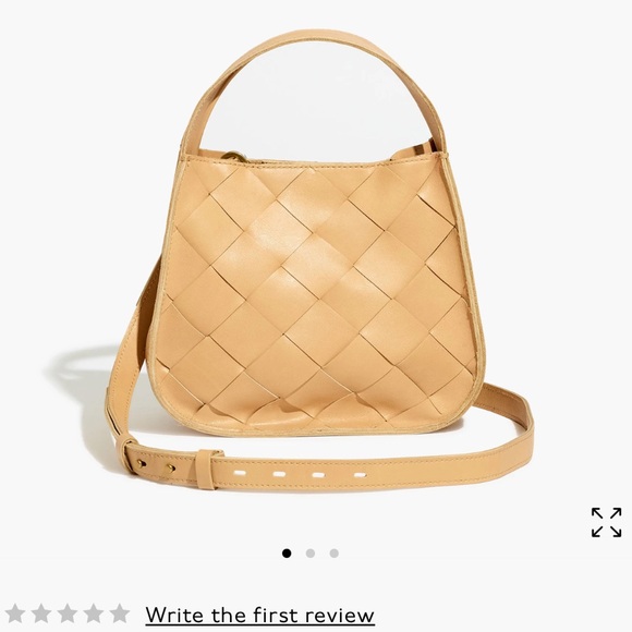 Madewell Handbags - Madewell The Sydney Woven Crossbody Bag Top Handle